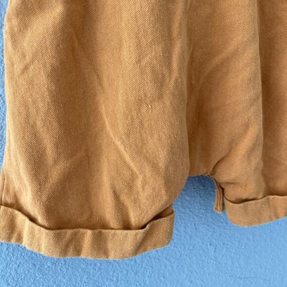 Baby Baby Embroidered Rainbow Golden Shortalls - Mustard Yellow - 3-6M - Picture 10 of 11